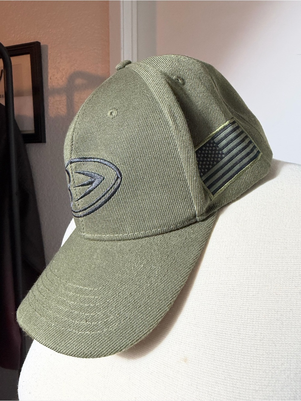 NHL ANAHEIM DUCKS MILITARY EDITION -  Olive Green Military Patch